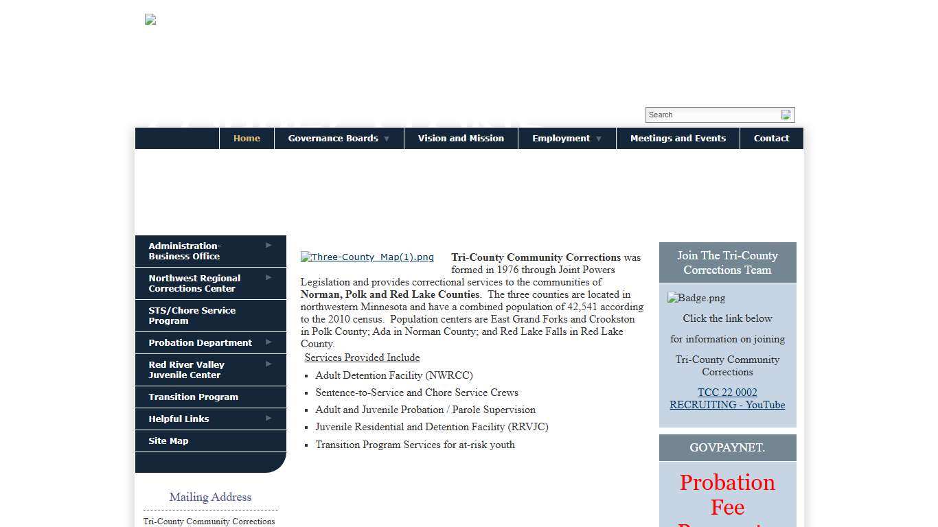 TRI-COUNTY COMMUNITY CORRECTIONS